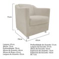 thumbnail image 4 of Set de puff y sillón Tilla B - Beige WEIK Tilla, 4 of 5