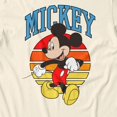 thumbnail image 3 of Disney Mickey Mouse Men's Sunrise Circle T-Shirt (Natural, S-XXXL), 3 of 4