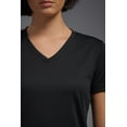 thumbnail image 5 of Expert Brand USA-Made Women's Oxymesh™ Athletic V Neck T-Shirt, Black, XL, 5 of 6