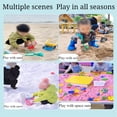 thumbnail image 7 of Beach Castle Honeycomb Sandcastles,Sand Castle Toys For Beach,Plastic Sandbox Tools For Outdoor Interactive & Learning, 7 of 7
