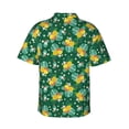 thumbnail image 3 of Fotbe Tropical Fruit Hawaiian Shirt for Men Unisex Summer Beach Casual Short Sleeve Cotton Linen Button Down Shirts-X-Large, 3 of 9