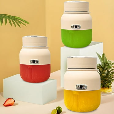 Today's Deals Juicer Clearance, Portable Blender Electric Juicer Cup Personal Blender USB Rechargeable Juicer Cup Mini Blender Multifunctional Wireless Winepress for Home Sports Outdoors Travel