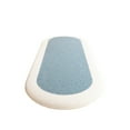 thumbnail image 2 of Bedroom Rug, Soft Plush Non-Slip Bedroom Mat, Premium Velvet Fleece Shaggy Oval Rug Machine Washable Quick Dry, Blue, 2 of 7