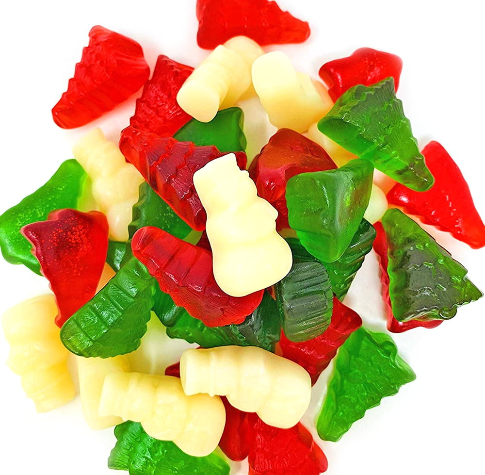 SweetGourmet Gummy Christmas Trees & Snowmen Holiday Candy Bulk 5