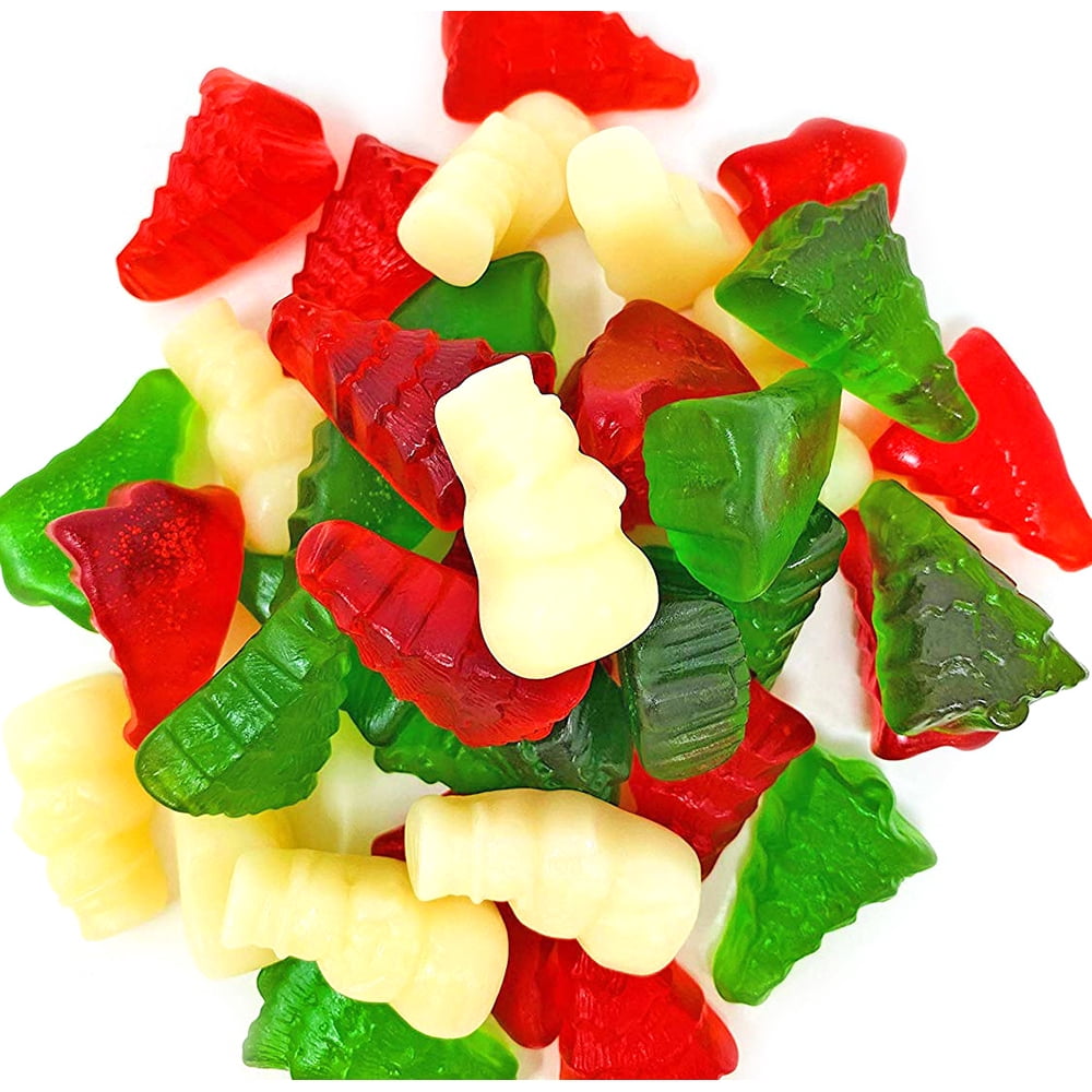 SweetGourmet Gummy Christmas Trees & Snowmen Holiday Candy Bulk 5