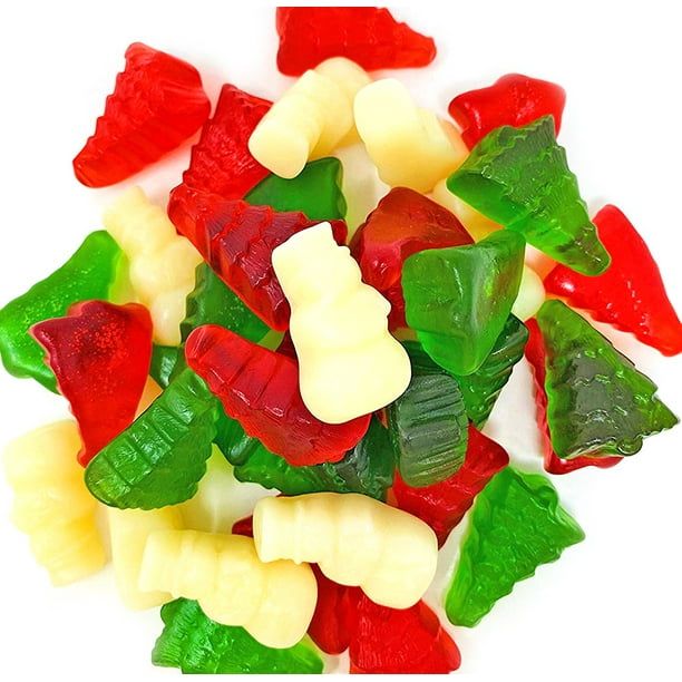 SweetGourmet Gummy Christmas Trees & Snowmen Holiday Candy Bulk 5