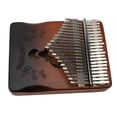 thumbnail image 1 of Kalimba Thumb Piano 21 Keys Handmade Mahogany Metal Instrument with Engraved Notes for Adults Kids Beginners Professionals, 1 of 7
