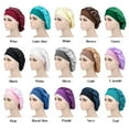 thumbnail image 2 of Vnanda 3Pcs/Set Large Satin Sleep Bonnet for Curly Hair, Women Hair Bonnets for Sleeping, 2 of 7