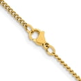 thumbnail image 4 of Chisel Stainless Steel Polished Yellow IP-plated 2.5mm Round Curb Chain - 22", 4 of 8