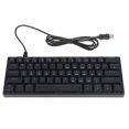 thumbnail image 2 of Teclado mecánico con retroiluminación RGB, teclado mecánico con iluminación genial, teclado mecánico con cable, uso conveniente, 2 of 9