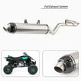 thumbnail image 3 of Motorcycle Full System Exhaust Pipe Muffler For Yamaha YFZ450R YFZ450X YFZ450RSE YFZ450REL YFZ450XSE 2009-2023, 3 of 8
