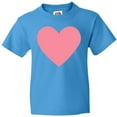 thumbnail image 3 of Inktastic Pink Valentine's Day Heart Youth T-Shirt, 3 of 5