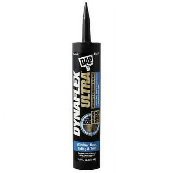 Dap DAP Dynaflex Ultra Black Advanced Latex Waterproof Sealant 10.1 oz. (Pack of 12).