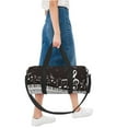 thumbnail image 6 of Vsdgher Piano Keys With Musical Notes 45L Foldable Duffel Bag, Sports Gym Bag,Overnight Bag, Portable Weekender Bag for Airplanes, 6 of 6