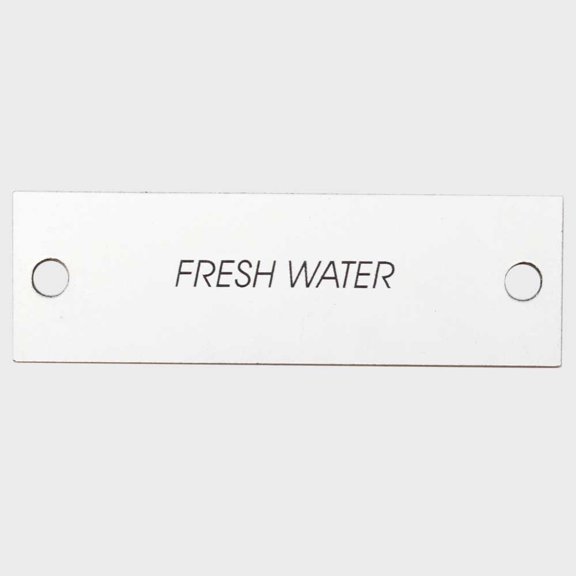 Rinker Boat Fresh Water Tag | Emblem / Decal