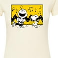 thumbnail image 3 of Peanuts - Charlie And Snoopy Dance Time - Juniors Fitted Graphic T-Shirt, 3 of 6