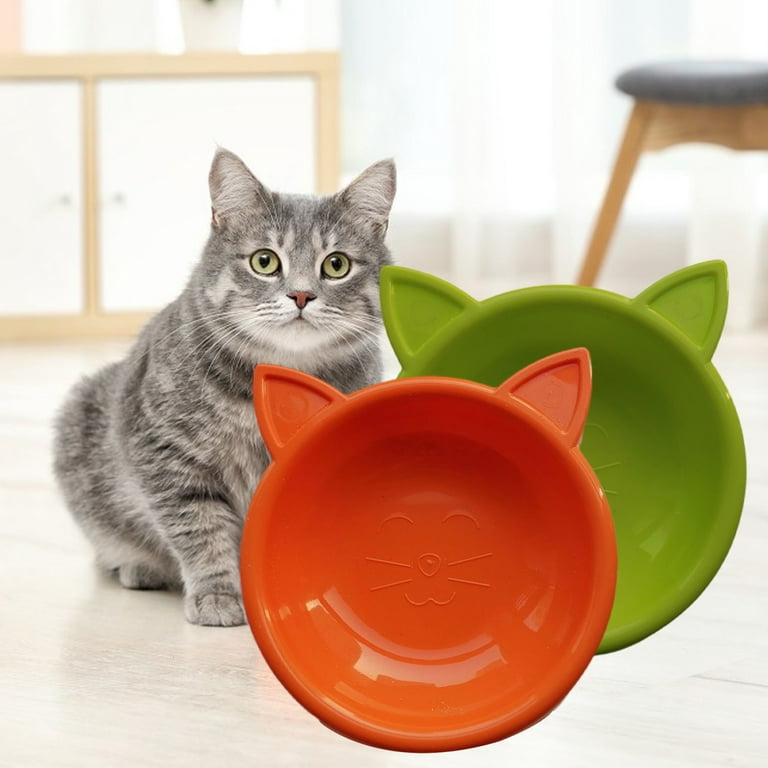Dinner & Drinks White Ceramic Pet Food Bowl Set – Squishy Cheeks
