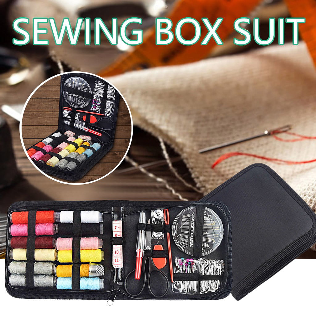 Sewing KIT Repair Set Needles Portable Mini Mending Button Travel Sew Kits 