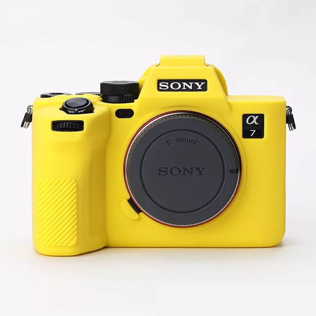 GadgetCom Étui de Remplacement Compatible avec Sony Alpha 7 IV A7M4, Coque de Protection en Silicone Souple pour Appareil Photo