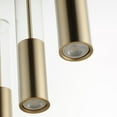 thumbnail image 2 of ET2 Lighting - Torch - 28 Inch 28W 4 LED Linear Pendant-Satin Brass Finish, 2 of 5
