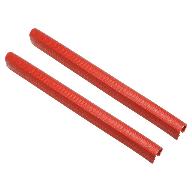 Unique Bargains Protège-Squames de Planche à Roulettes 11,8 Pieds, 2 Protections de Bord de Skate Deck, Rouge