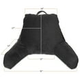 thumbnail image 6 of Nestl Reading Pillow for Kids & Teens, Bed Rest Pillows with Arms for Sitting in Bed, Shredded Memory Foam Small Backrest Support Pillow, Black, 6 of 6