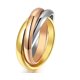 thumbnail image 1 of Anillo envolvente de tres colores creativo clásico de moda, 1 of 2