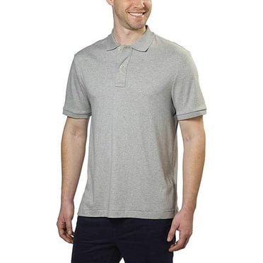 Kirkland Signature Men's Polo, Gray, XXL