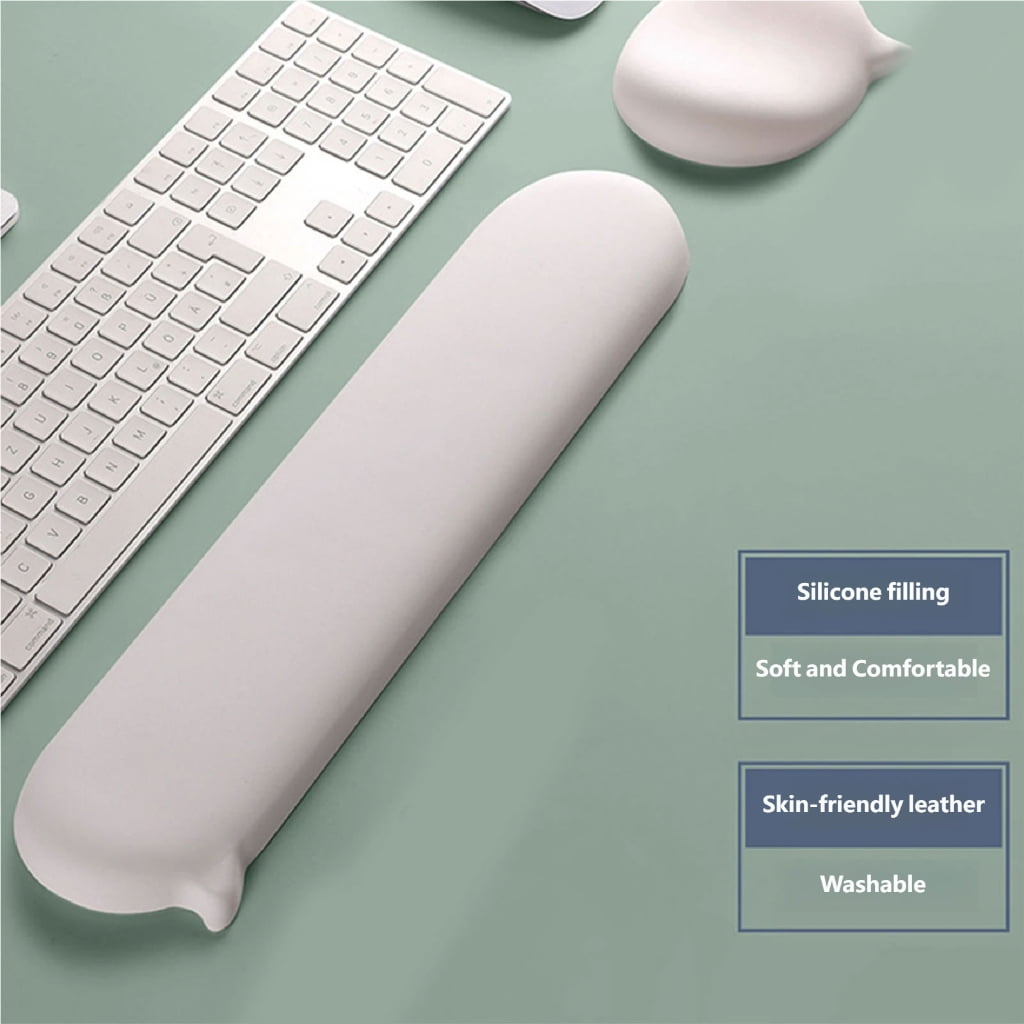 Ergonomic Keyboard Wrist Rest Silicone Cushion Wrist Rest Replacement for Computer Laptop Home Accessories