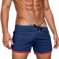 thumbnail image 3 of Men's Swim Trunks Xxl Xxxl Big and Tall Sizes Retro Athletic Funny/novelty Print Quick-Dry 4th Of July Swim Trunks with Pockets Upf 50+ Sun Protection Beach Shorts Bathing Suits, 3 of 4