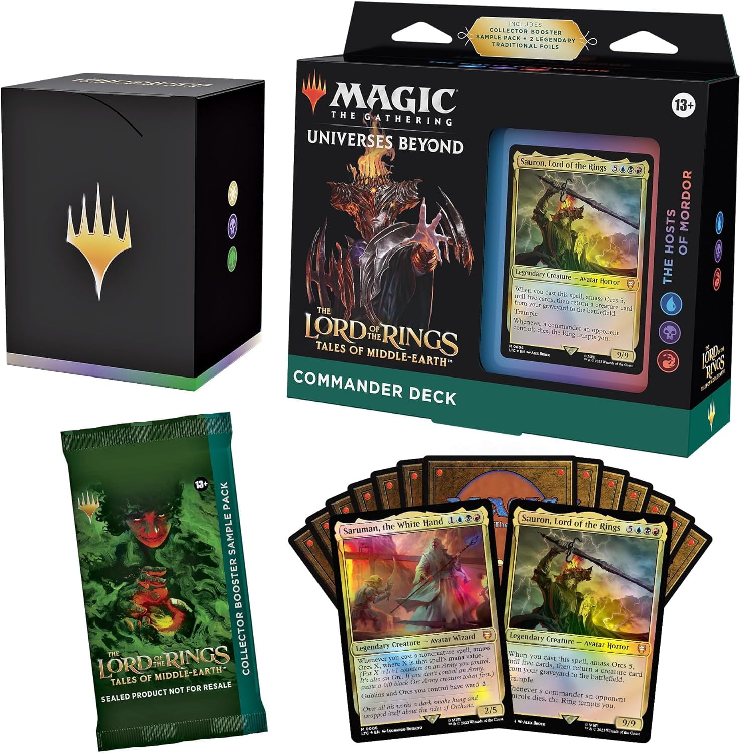 lotr mtg commander precons Amazon.com: Magic The Gathering The Lord of The Rings: Tales of  Middle-Earth Commander Deck 1 + Collector Booster Sample Pack : Toys & Games