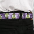 thumbnail image 4 of Nickelodeon Belt, Seatbelt Buckle Belt, Invader Zim Gir Flip Poses Tie Dye Blues, Youth 22 to 32 Inches, 4 of 9