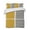 Yellow, variant on Quilts Twin XL Size, Yellow Soft Comforter Bedding Set for Bed, Modern Painting Farmhouse Striped Abstract Art Lightweight Quilted Bedspread with Pillow Cover(2 Pieces) for All Season, 68x98 Inch