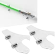 thumbnail image 3 of Peahefy Wall Mounted Lightsaber Wall Rack,Lightsaber Wall Mounted Rack Transparent Lightsaber Wall Mount Display Stand Bracket,Lightsaber Wall Bracket, 3 of 8
