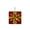 Bow, variant on 1 Pack - Ho! Ho! Ho! Classic Porcelain Ceramic Christmas Ornament - 2.85 Inch Square