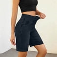 thumbnail image 2 of MaFYtyTPR Women's Denim Shorts High Waisted Pull On Stretch Bermuda Shorts with Pockets For Summer Casual Wear A-Gray XXXXL, 2 of 6