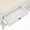 thumbnail image 4 of Spacious Pine Wood Bench for Family - Sliding Drawers & Cushion, 5 Shades, 4 of 19