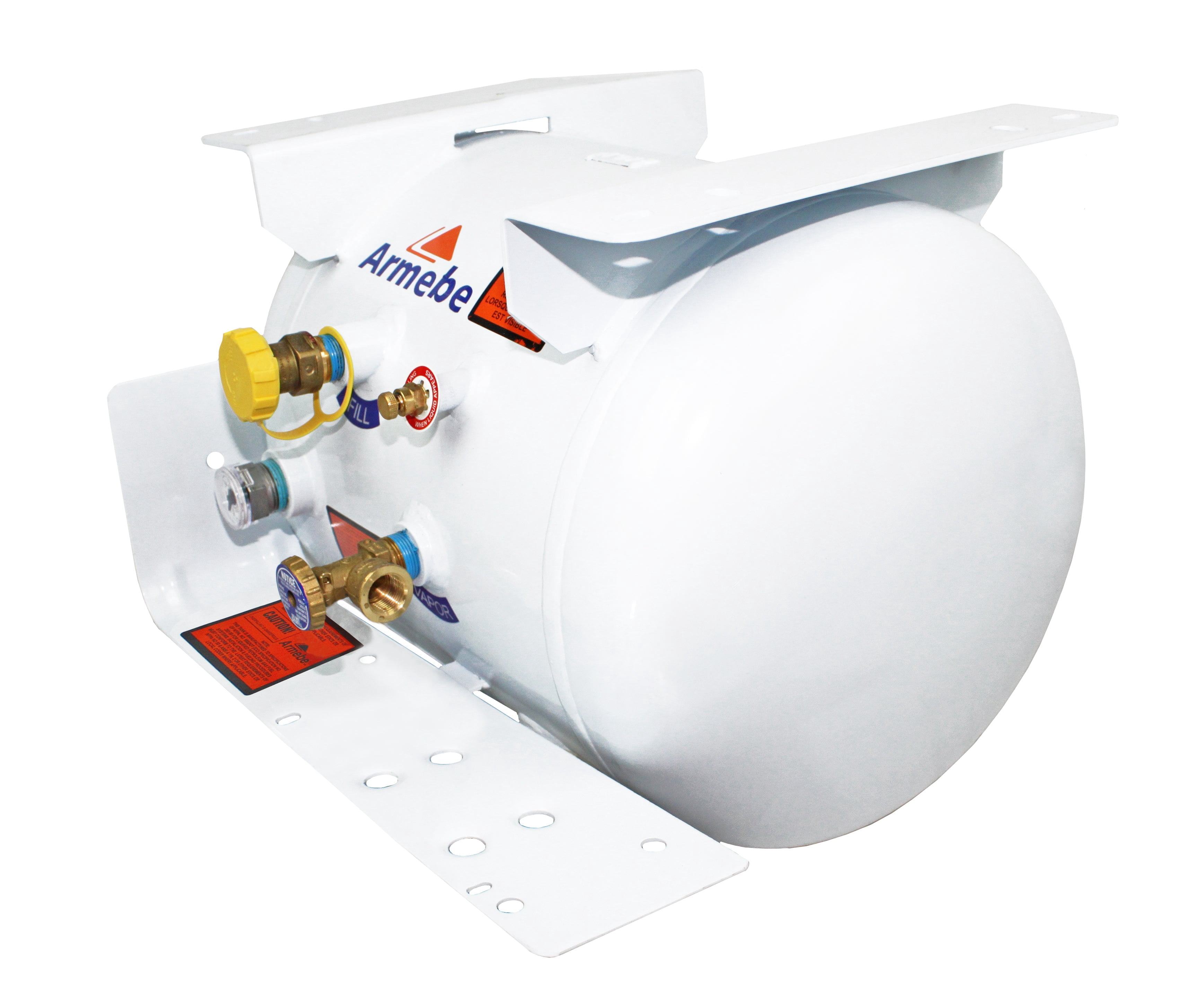 Flame King 11.9 Gallon Horizontal ASME Propane Tank for RV, Van or Trailer