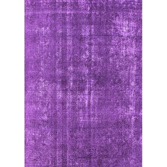 Ahgly Company Indoor Rectangle Oriental Purple Industrial Area Rugs, 2' x 3'
