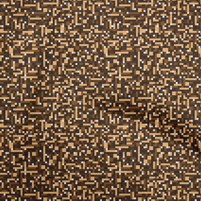 oneOone Polyester Lycra Brown Fabric Abstract Sewing Material Print Fabric By The Yard 56 Inch Wide