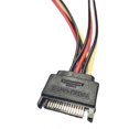 thumbnail image 3 of PC server computer hard drive 15-pin SATA 1 male to 2 female splitter power cable, 3 of 5