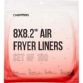 thumbnail image 1 of Chefman Disposable Air Fryer Liners, Heat-Resistant Parchment Paper for Baskets, 100 Pack, 8 x 8\u201d Square, 1 of 8