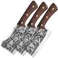 thumbnail image 1 of Cuchillo para Carne TigerCarve 3 Pzas 29cm Cuchillo para Carne Acero Inoxidable., 1 of 1