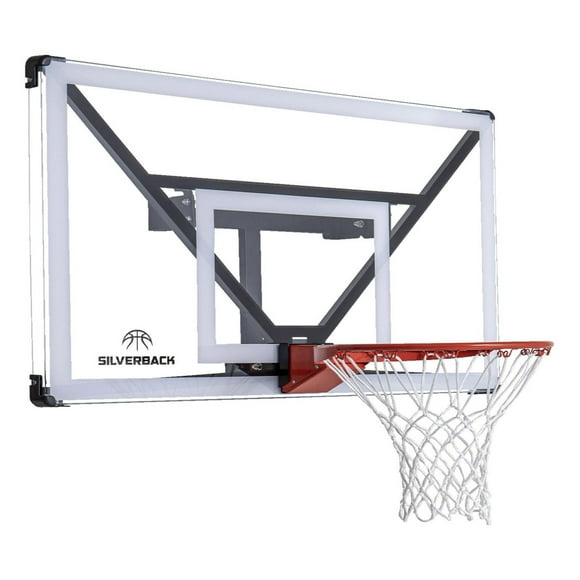 Silverback NXT 54" Fixed Height Wall Mount Basketball Hoop and Backboard