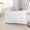 White#5, variant on Japanese Style Washed Pillowcase | Solid Color Polyester Pillow Cover | Soft & Breathable Bedding | 74x48cm (29x19 inches) | White, Pink, Khaki, Orange, Light Blue Options