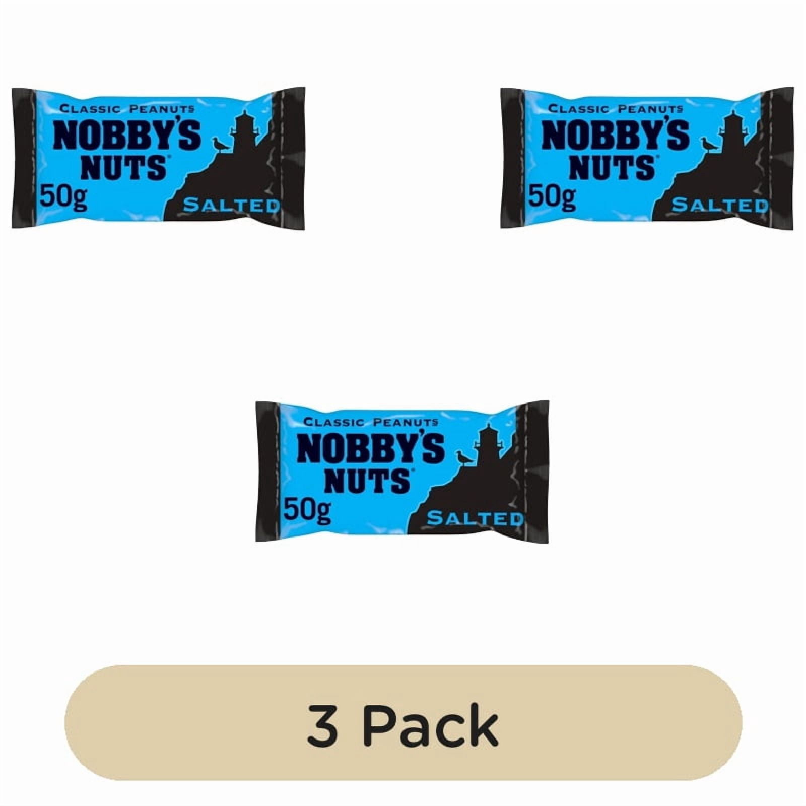 Nobby's Nuts Classic Salted Peanuts 50g, British Import (Pack of 3)