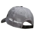 thumbnail image 3 of The Throwing Dart Embroidered Frayed Mesh Cap - Black OSFM, 3 of 5