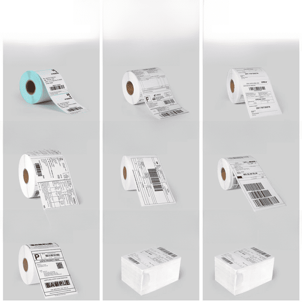 Papel de etiqueta térmica de tres pruebas, papel de etiqueta autoadhesivo, papel de etiqueta, papel de código de barras, papel de etiqueta, hoja de superficie electrónica, impresión