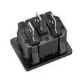 thumbnail image 3 of Panel Mount Plug Adapter AC 250V 10A C14 3 Pins IEC Inlet Plug Socket  Staight, 3 of 3