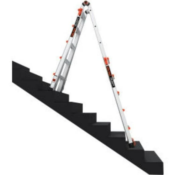 Little Giant Ladders B3145083 Velocity Articulated Extendable Ladder - Aluminum - Silver - 5 ft. Type IA - 300 lbs